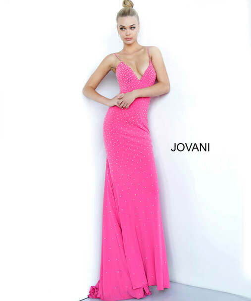 hot pink wedding guest dresses Strapless Hot Pink Wedding Guest Dress Fitted Formal Prom Party Dresse –  jkprom