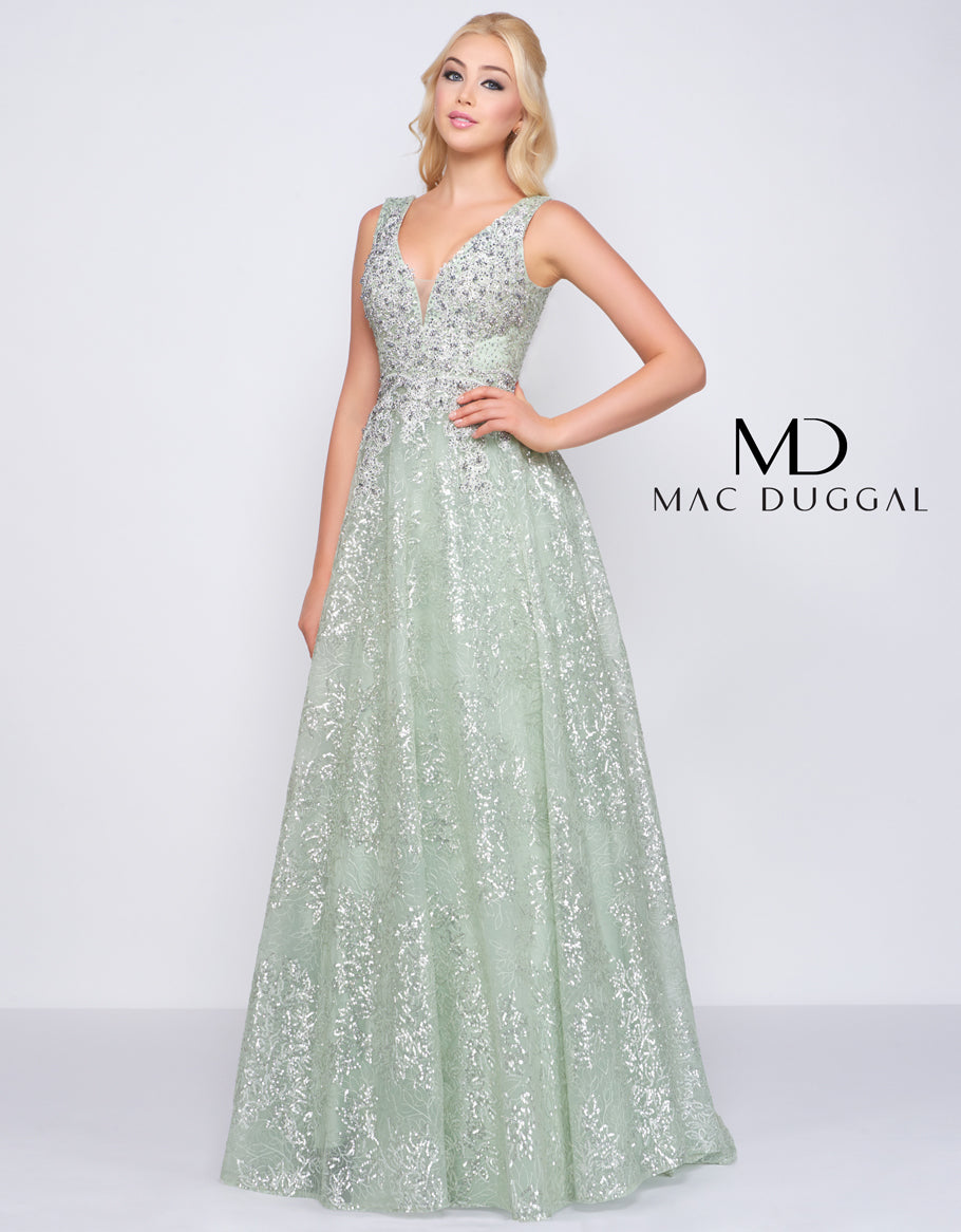 mac duggal green dress Mac Duggal 20109D – Manhattandress