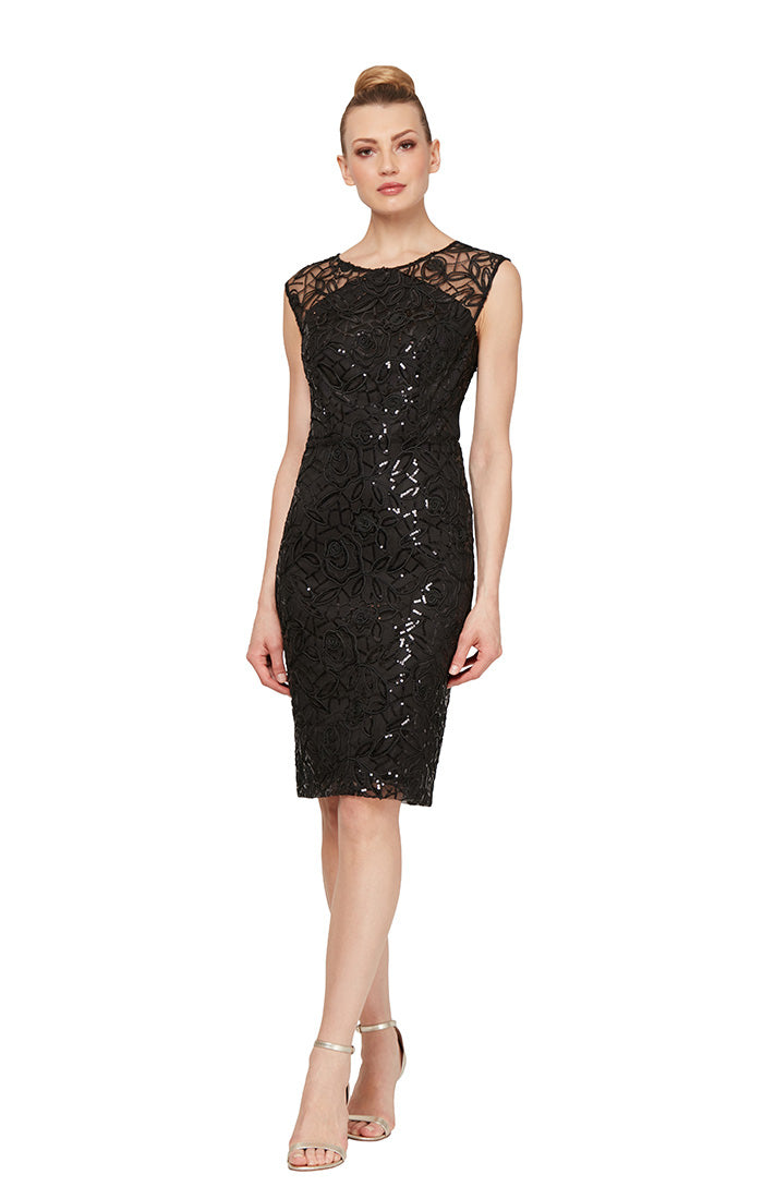 Ignite Evening Sequins Short Dress