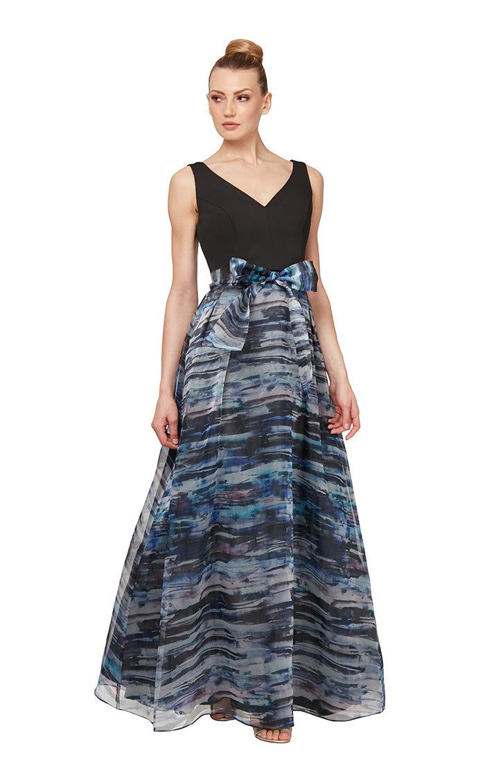 ignite evenings dresses Ignite Evenings Sleeveless Gown V Neck – Manhattandress