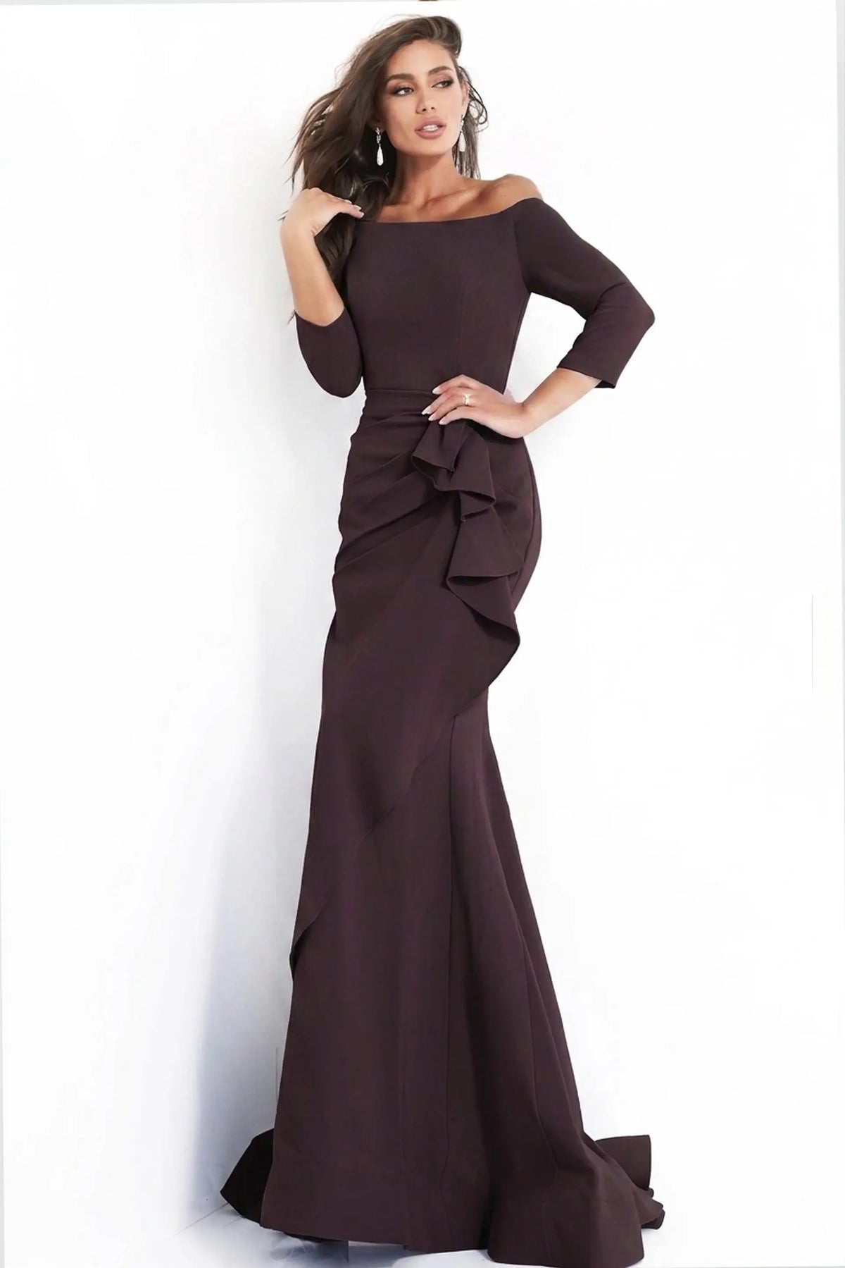 Jovani 00446 Plum