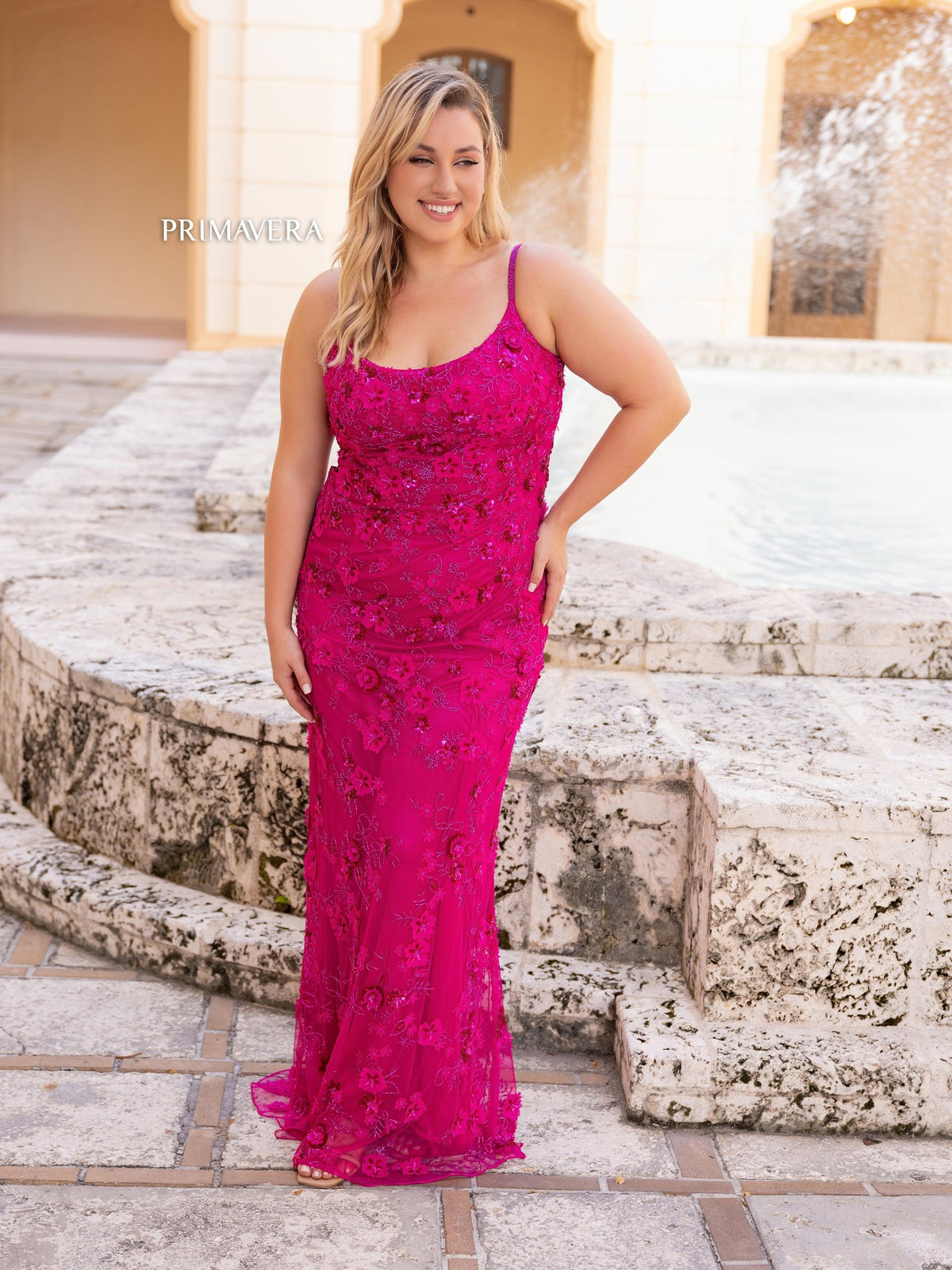 Spring Prom Curvy 14050 by Primavera Couture