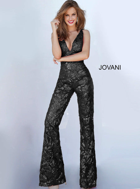 Jovani 66511 Sparkling Jumpsuit for $344.99 – The Dress Outlet