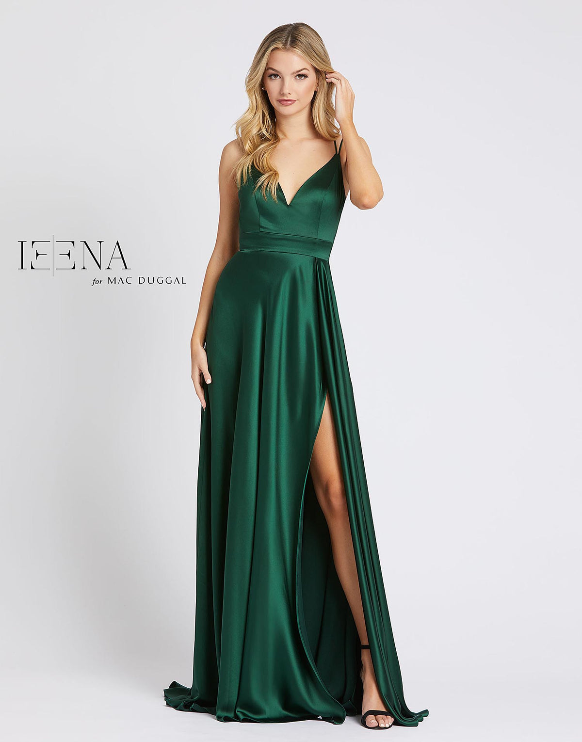 Short Formal Emerald Green Dress LOTTIE GOWN SATIN A-LINE DRESS Lady Black Tie Short Formal Emerald Green Dress LOTTIE GOWN SATIN A-LINE DRESS Lady Black Tie