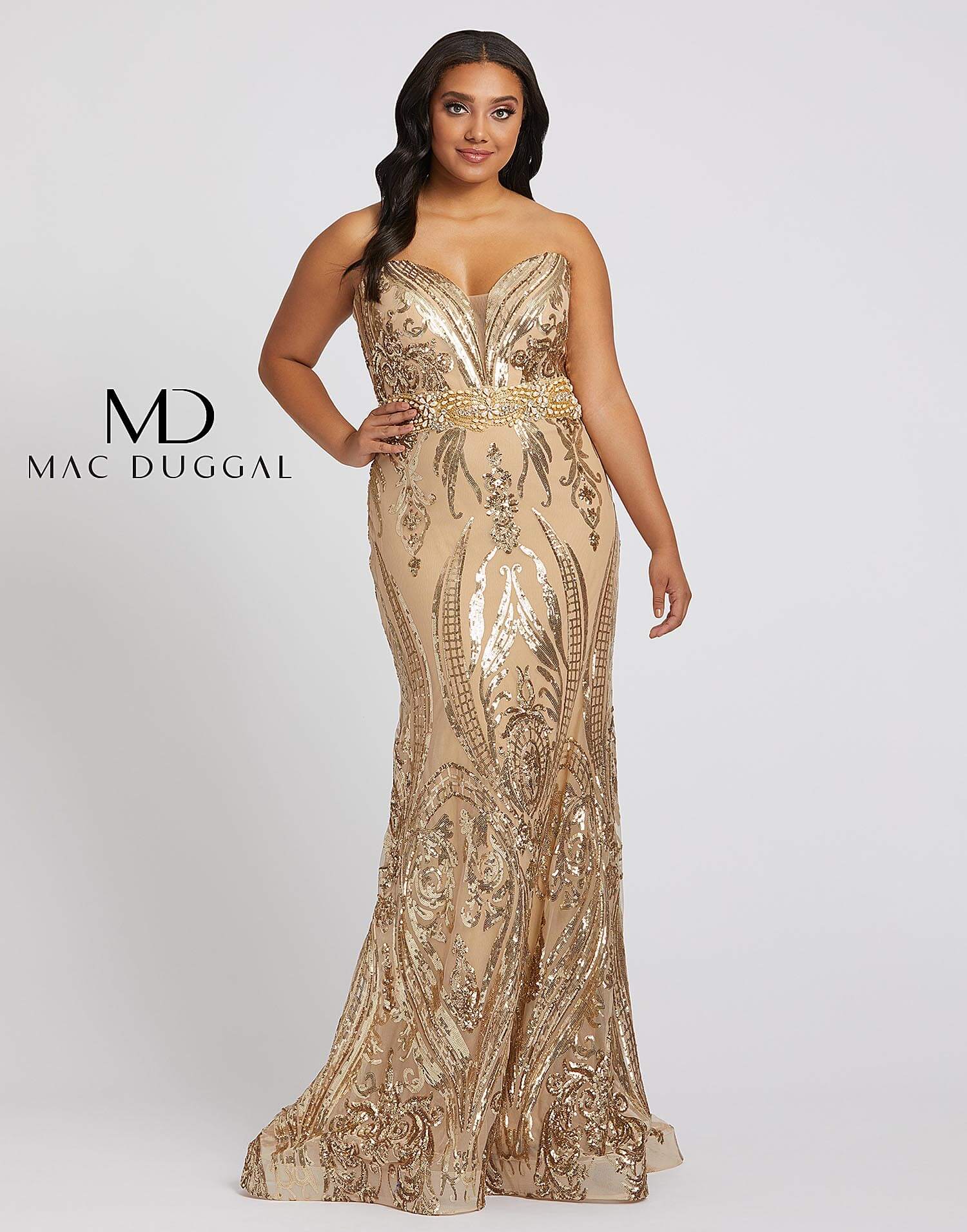 MAC DUGGAL 67989 authentic dress. Fastest FREE UPS/FEDEX worldwide. BEST  PRICE