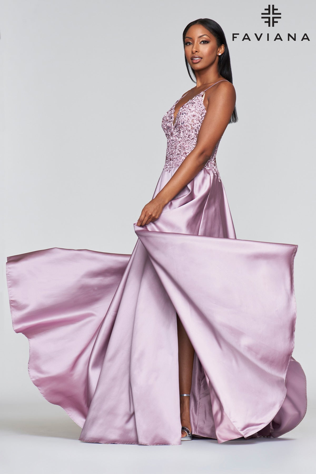 Dark mauve 2024 prom dress